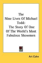 Tapa de The nine lives of Michael Todd