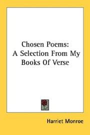 Tapa de Chosen poems