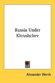 Tapa de Russia Under Khrushchev