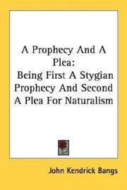 Tapa de A prophecy and a plea