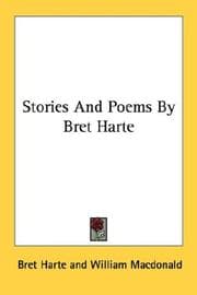 Tapa de Stories And Poems By Bret Harte