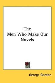 Tapa de The Men Who Make Our Novels