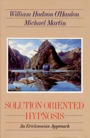 Tapa de Solution-oriented hypnosis