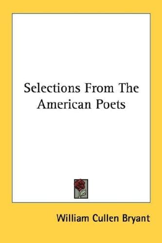 Tapa de Selections From The American Poets