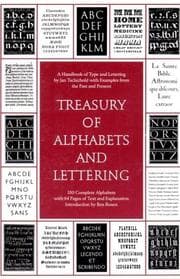 Tapa de Treasury of Alphabets and Lettering