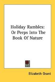 Tapa de Holiday Rambles
