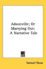 Tapa de Adsonville; Or Marrying Out