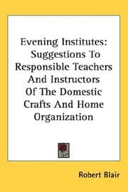 Tapa de Evening Institutes