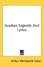 Tapa de Acadian Legends And Lyrics