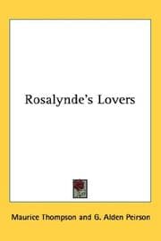 Tapa de Rosalynde's lovers