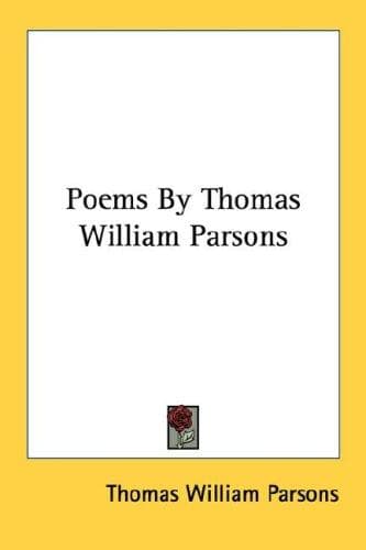 Tapa de Poems By Thomas William Parsons