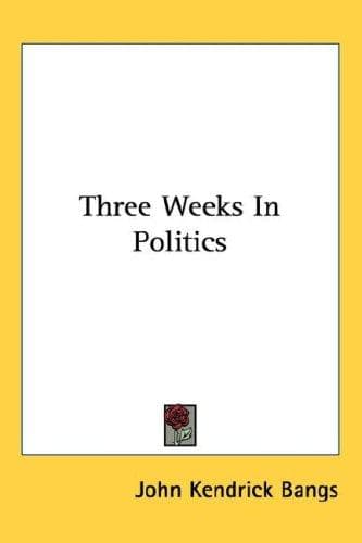 Tapa de Three Weeks In Politics