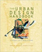 Tapa de The Urban Design Handbook