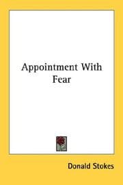 Tapa de Appointment With Fear