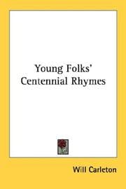 Tapa de Young folks' centennial rhymes