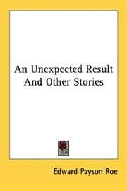 Tapa de An Unexpected Result And Other Stories
