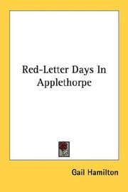 Tapa de Red-Letter Days In Applethorpe