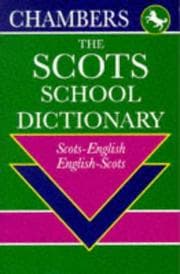Tapa de Chambers Scots-English, English-Scots School Dictionary