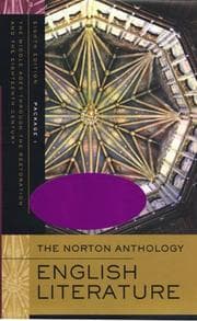 Tapa de Norton Anthology of English Literature
