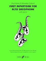 Tapa de First Repertoire for Alto Saxophone