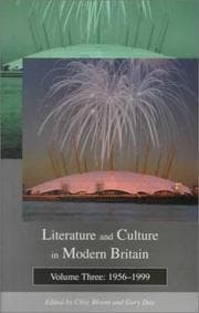 Tapa de Literature and Culture in Modern Britain, Volume 3