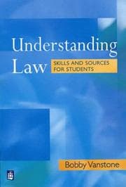 Tapa de Understanding law