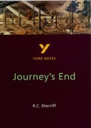 Tapa de York Notes on R.C.Sherriff's "Journey's End"