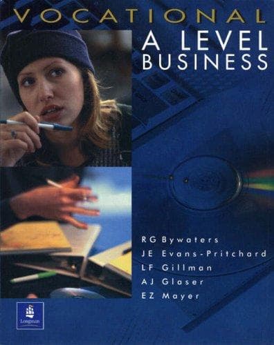 Tapa de Vocational a Level Business