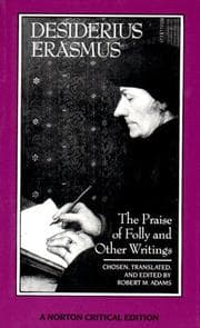 Tapa de The praise of folly and other writings