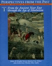 Tapa de Perspectives from the Past: Primary Sources in Western Civilizations