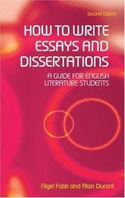 Tapa de How to write essays and dissertations