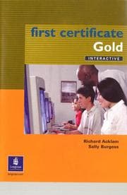 Tapa de First Certificate Gold Interactive CD-ROM