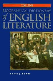 Tapa de Collins biographical dictionary of English literature