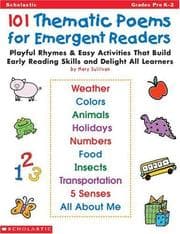 Tapa de 101 thematic poems for emergent readers
