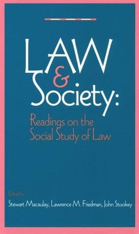 Tapa de Law & society