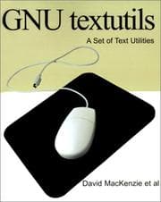 Tapa de Gnu Textutils