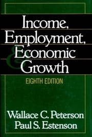 Tapa de Income, employment, and economic growth