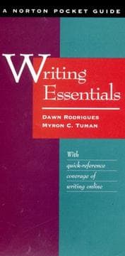 Tapa de Writing essentials