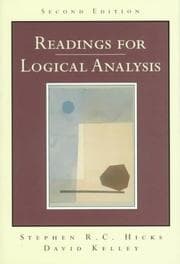 Tapa de Readings for logical analysis