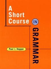 Tapa de A short course in grammar