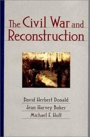 Tapa de The Civil War and Reconstruction