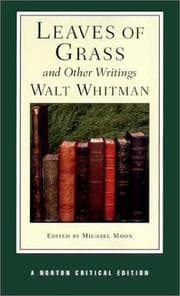 Tapa de Leaves of grass and other writings