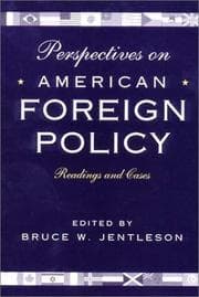 Tapa de Perspectives on American Foreign Policy
