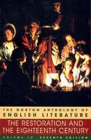 Tapa de The Restoration and the Eighteenth Century -- Seventh Edition