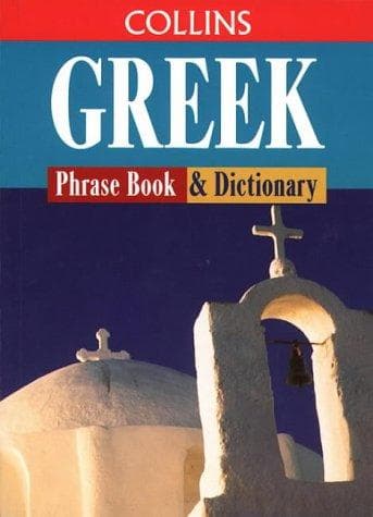 Tapa de Greek Phrase Book and Dictionary