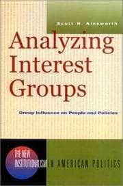 Tapa de Analyzing Interest Groups