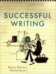 Tapa de Successful writing