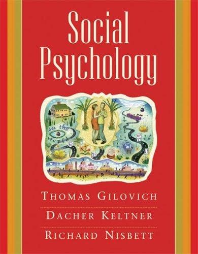 Tapa de Social psychology