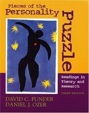 Tapa de Pieces of the personality puzzle