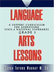 Tapa de Language Arts Lessons